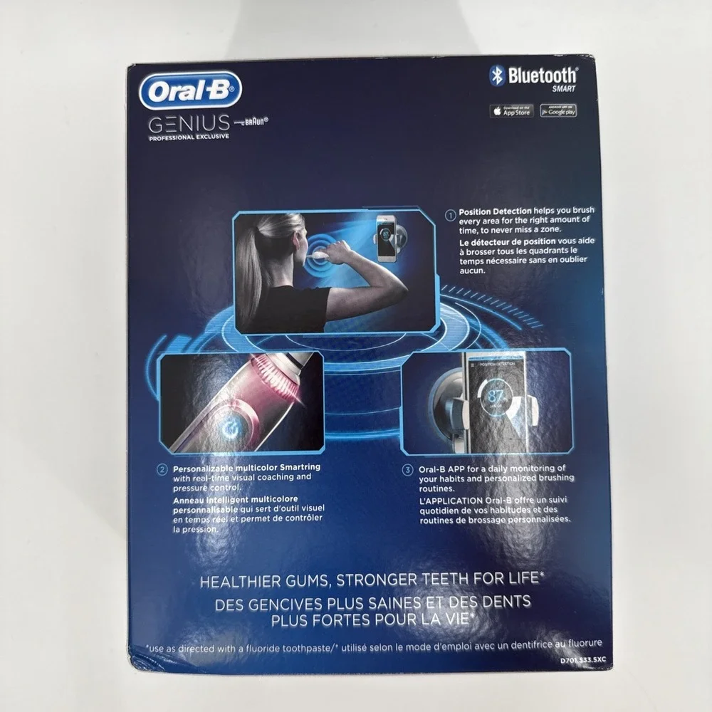 Oral-B Genius Rechargeable Electric Toothbrush New & Unopened w/1 Brush Head